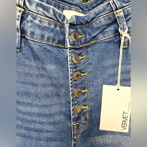 Vervet by Flying Monkey Bella button fly denim